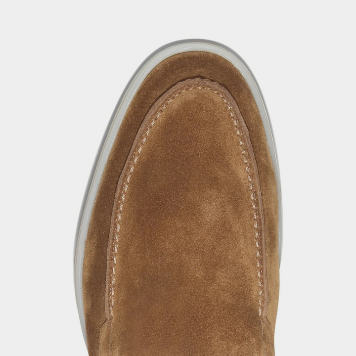 Beige velar loafers