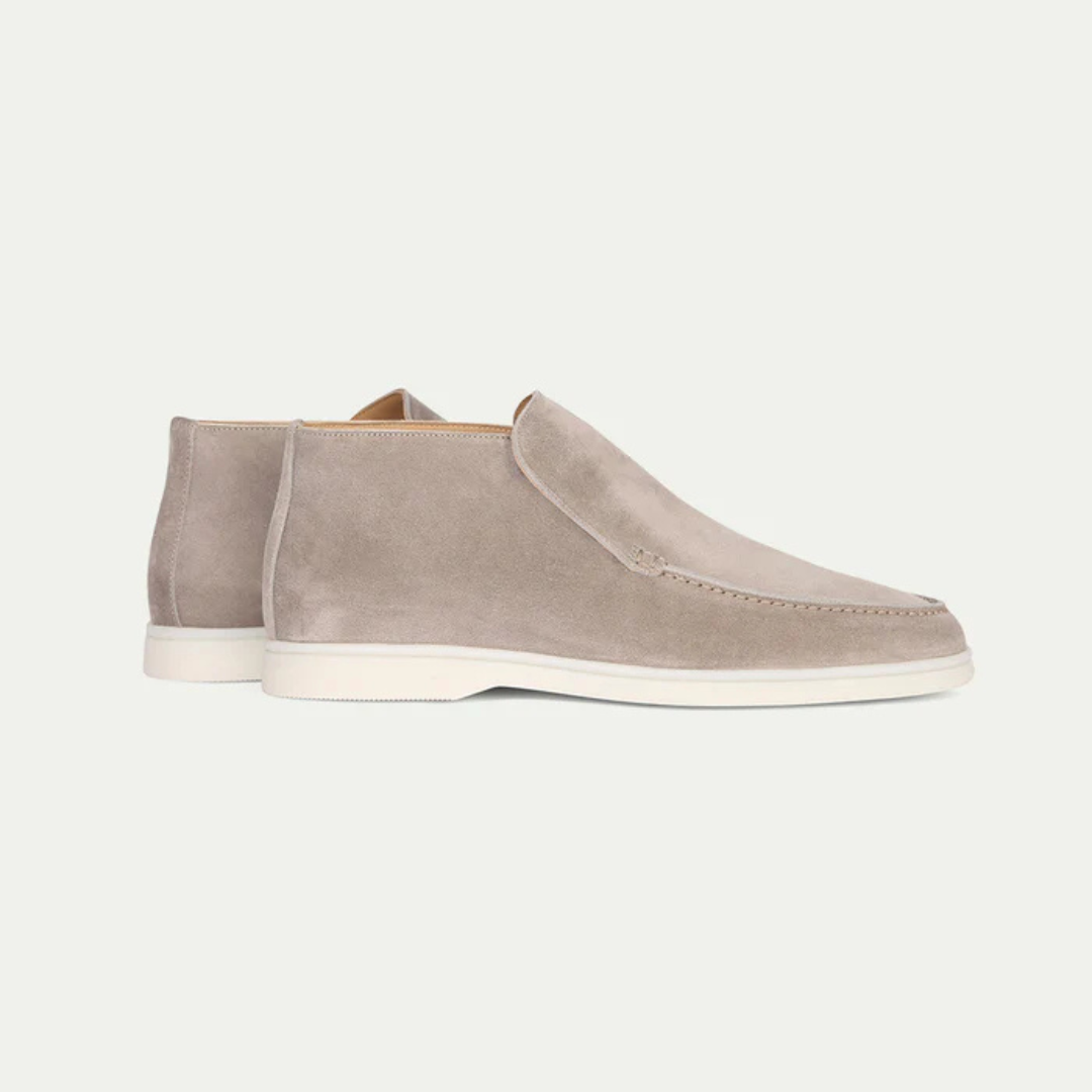 Soft grey avenue loafers