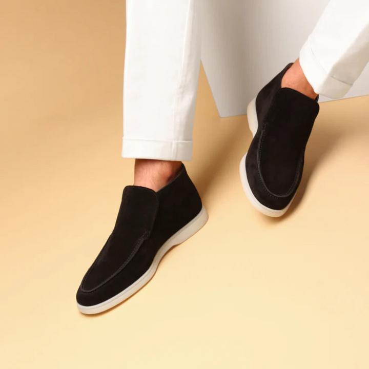 Black avenue loafers