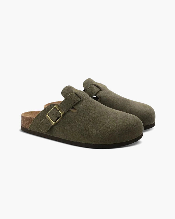 Michelloo Suede Clogs